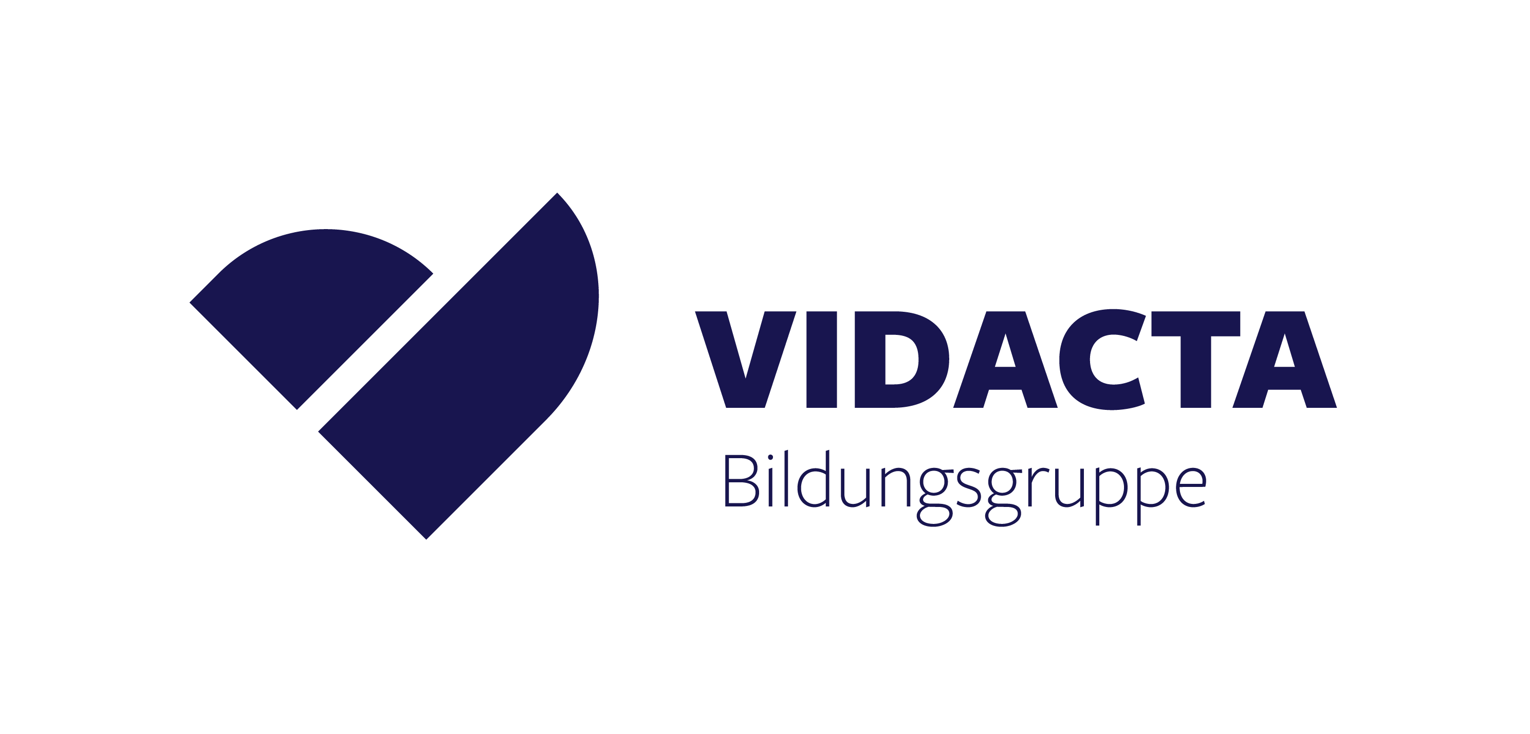 Logo der Bildungsgruppe VIDACTA in Blau