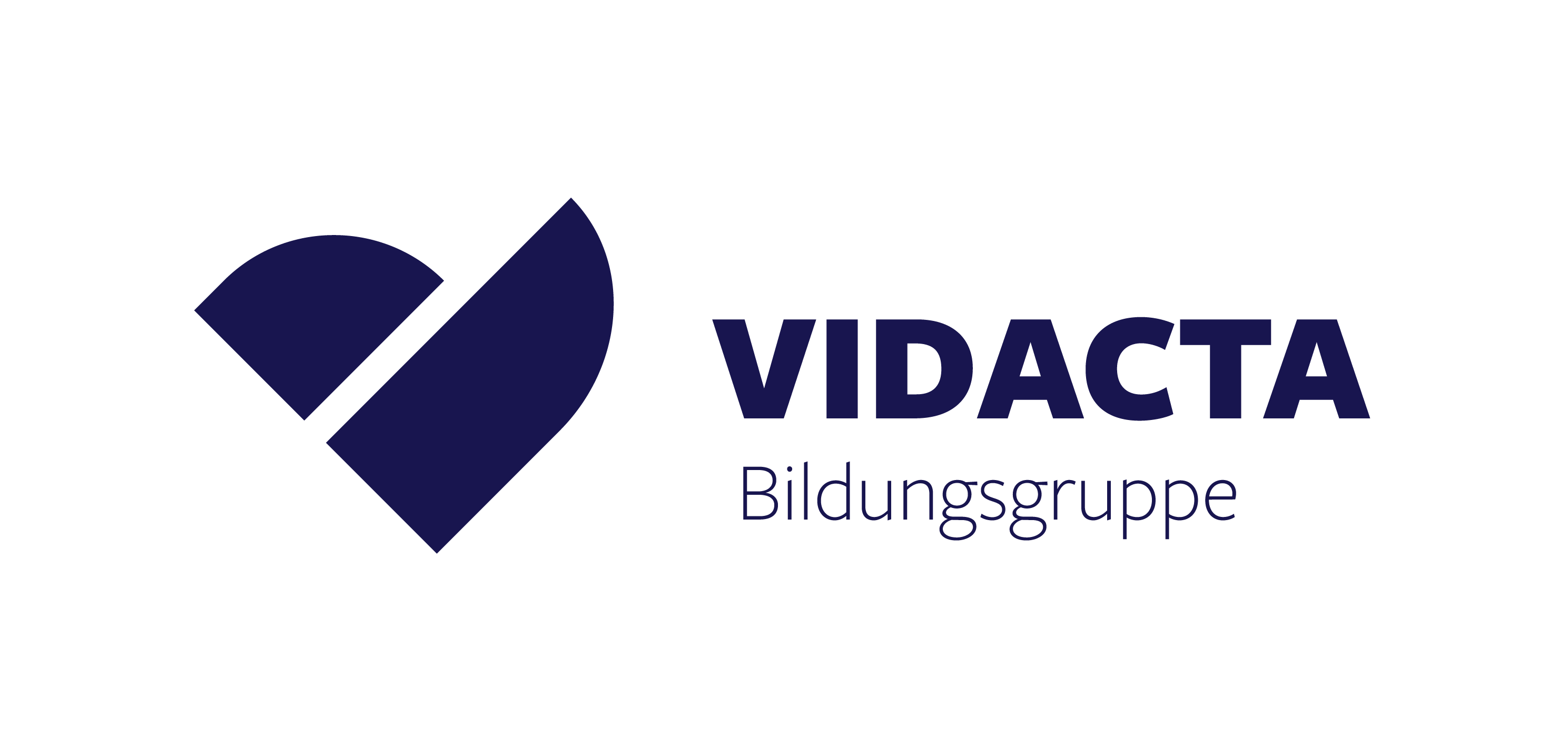 Logo der Bildungsgruppe VIDACTA in Blau
