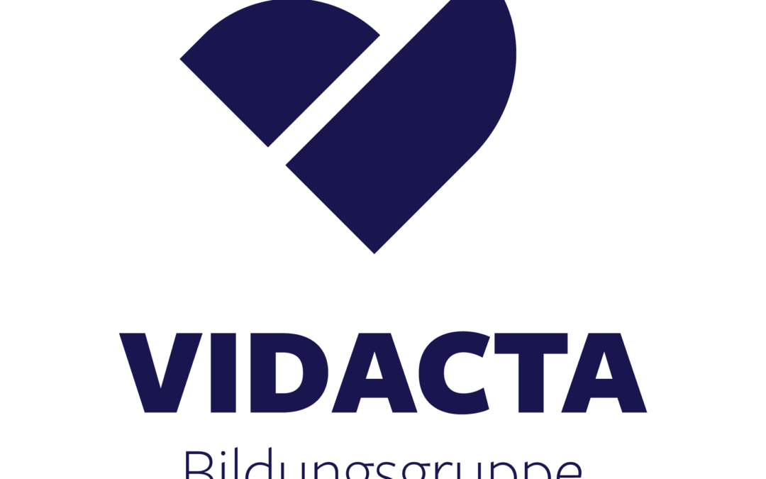 VIDACTA Logo in Blau